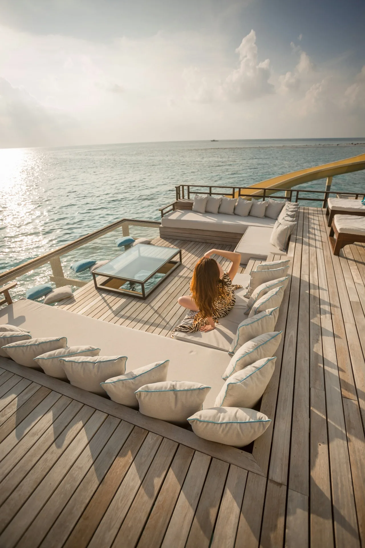 On board a private yacht in the Cyclades